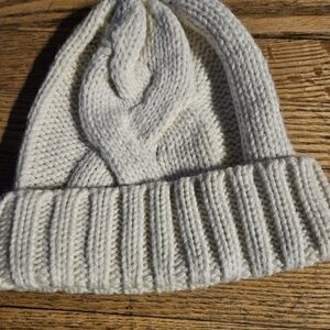 Cozy Cream Knit Beanie